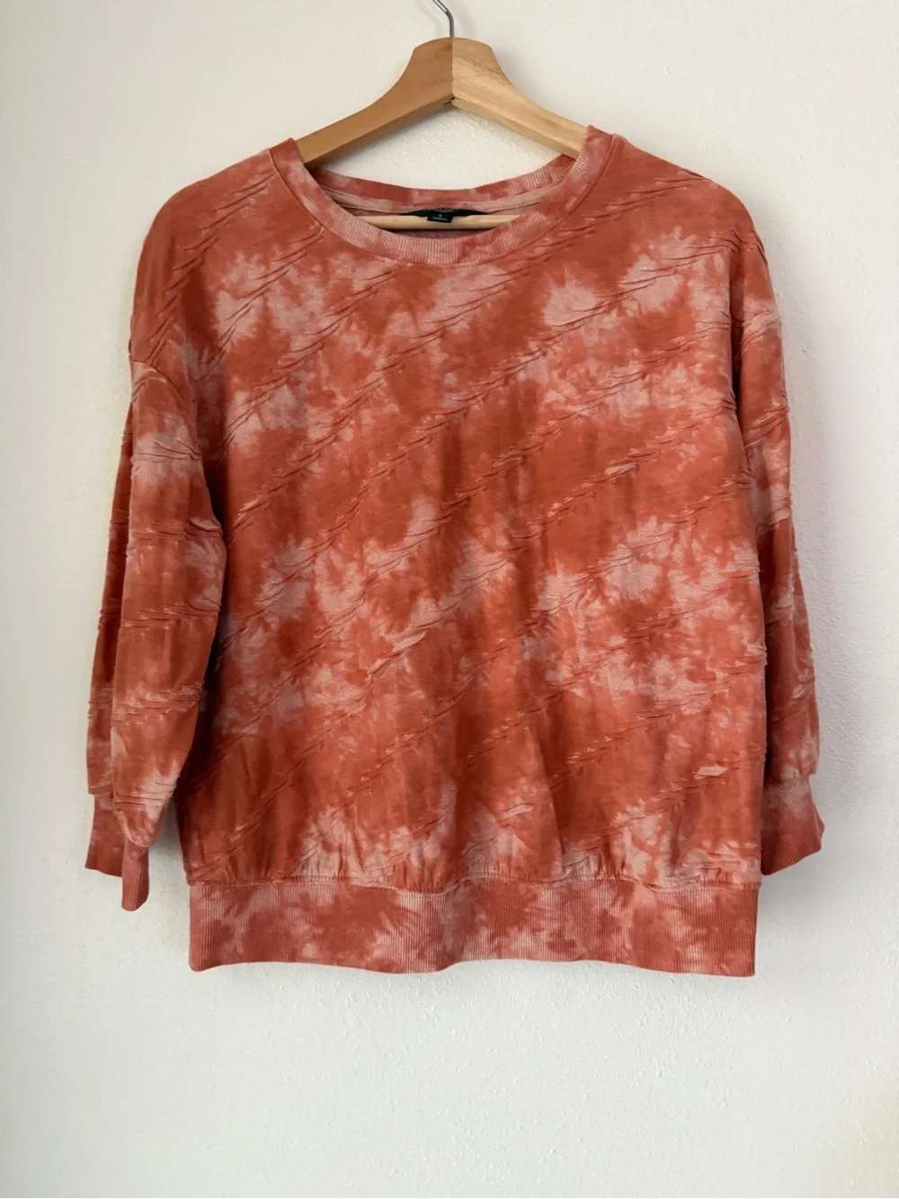 Simply Vera Vera Wang Texture Sweatshirt Size Small - Picture 1 of 8